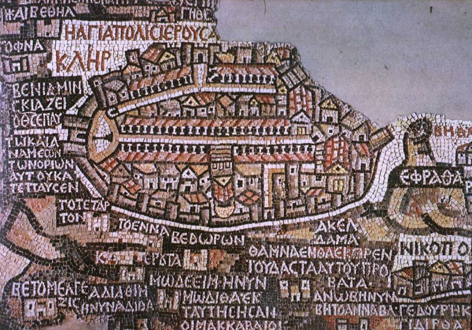 Madaba map of Jerusalem