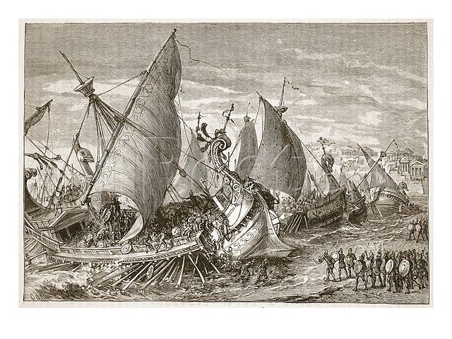 19th century depiction of the Sicilian Expedition