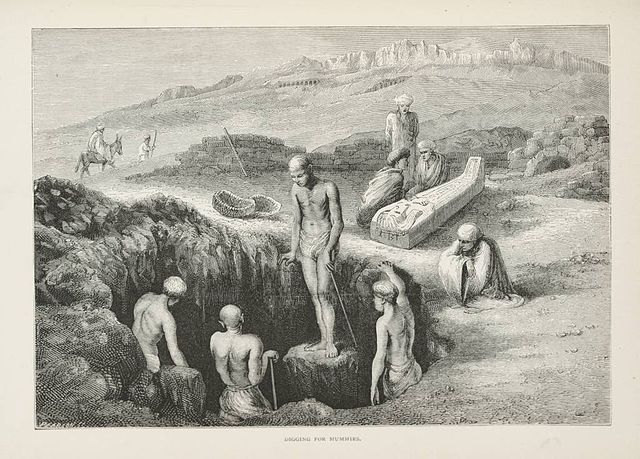 Digging for Mummies (1890)