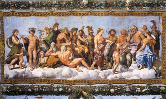 Twelve Olympians by Raphael